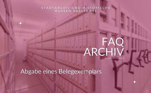 Abgabe eines Belegexemplars