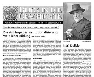 Blick in die Geschichte Nr. 121 Titelseite