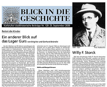 Blick in die Geschichte Nr. 128 Titelseite
