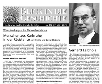 Blick in die Geschichte Nr. 122 Titelseite