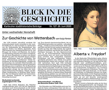 Blick in die Geschichte Nr. 127 Titelseite