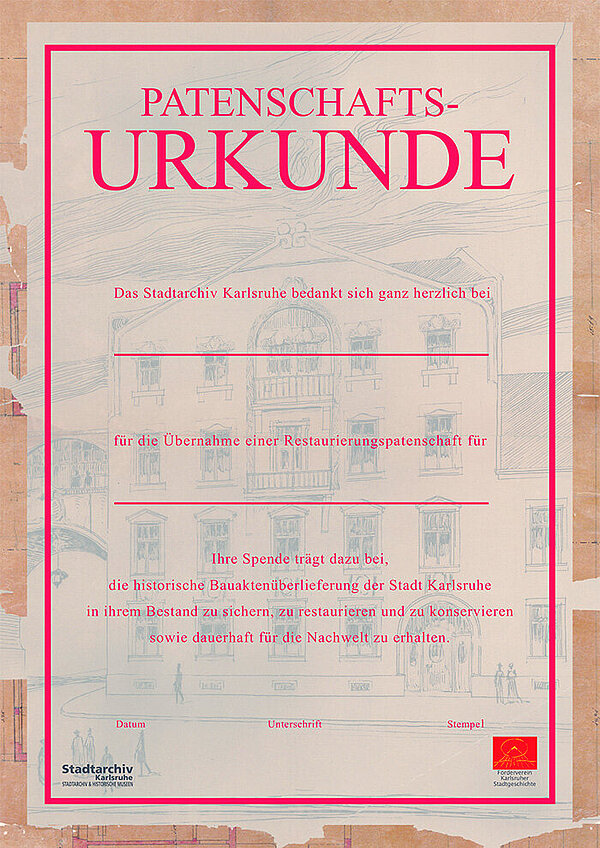 Patenschaftsurkunde