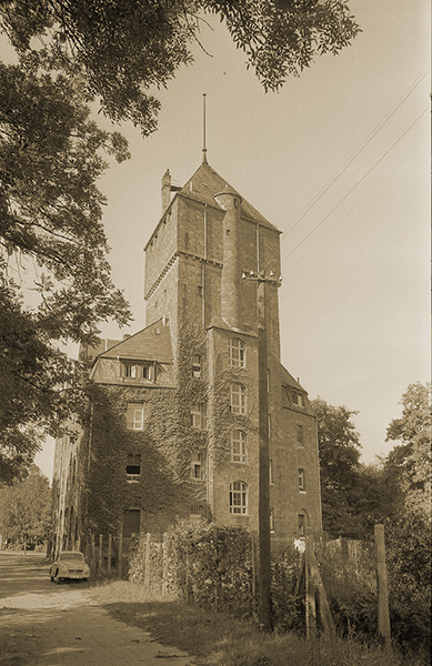 Wasserturm der Firma Vogel und Schnurrmann am Westbahnhof 1958