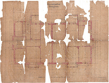 Beschädigter Plan