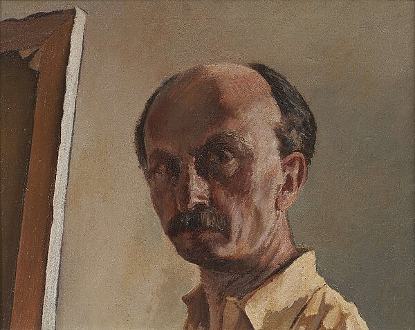 Gustav Wolf, Selbstportrait, um 1933, Städtische Galerie Karlsruhe