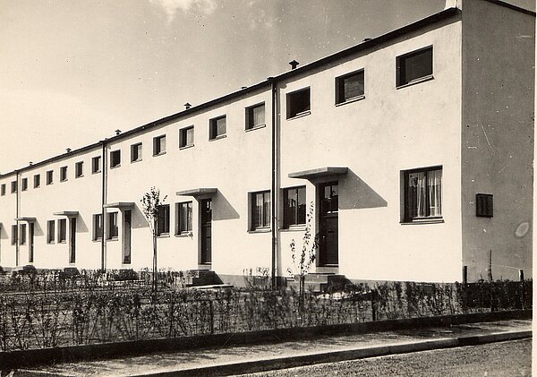 Dammerstock, Eugen-Geck-Straße, 1930, seit 1933 Saarbrückerstraße