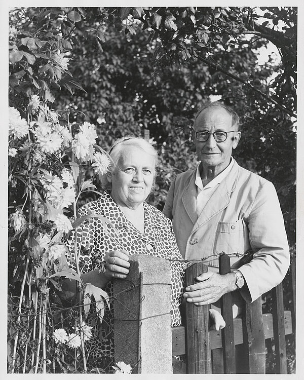 Berta und Otto Härdle im August 1970