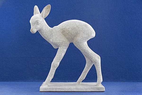 Majolika Tonfigur Bambi