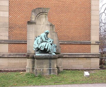 Denkmal Wilhelm Lübke beim KIT in Karlsruhe, Campus Süd