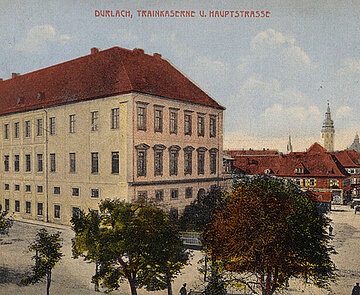 Ab 1895 war das badische Train-Bataillon Nr. 14 in der Karlsburg stationiert