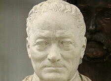 Gipsmodell der Büste von Johann Leonhard Walz