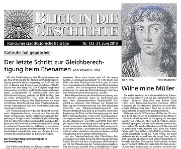 Blick in die Geschichte Nr. 123 Teaserbild