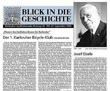 Teaserbild "Blick in die Geschichte" Nr. 144