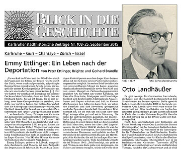 Blick in die Geschichte Nr. 108 Teaserbild