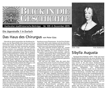 Blick in die Geschichte Nr. 109 Teaserbild