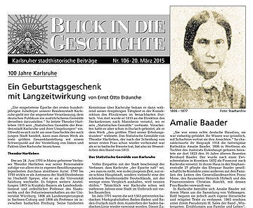 Blick in die Geschichte Nr. 106 Teaserbild