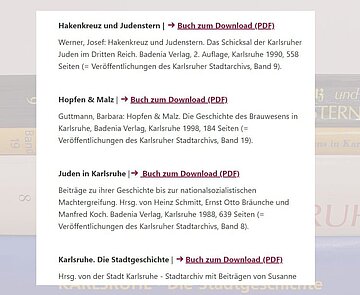 Vergriffene Publikationen