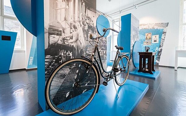 Fahrrad der Firma Gritzner, Gustai/pixelgrün