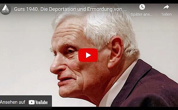 Video: Künstlerische Auseinandersetzung mit der Deportation nach Gurs 1940: Ein Schulprojekt der Katholischen Fachschule für Sozialpädagogik Agneshaus Karlsruhe