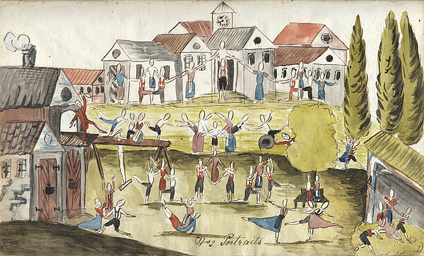 Farbbild aus dem Arrangierbuch