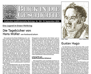 Blick in die Geschichte Nr. 104 Teaserbild