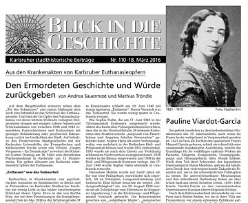 Blick in die Geschichte Nr. 110 Teaserbild