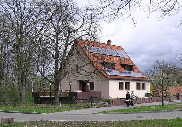 Das Gasthaus "Zum neuen Jägerhaus" (später nur noch "Jägerhaus") ist heute ein Wohnhaus