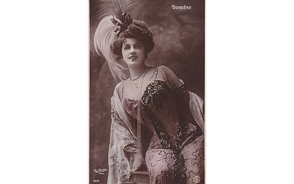 Schönheiten der Belle Époque in Paris: Arlette Dorgère, Foto: Atelier Reutlinger